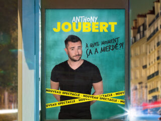Affiche de spectacle Anthony Joubert